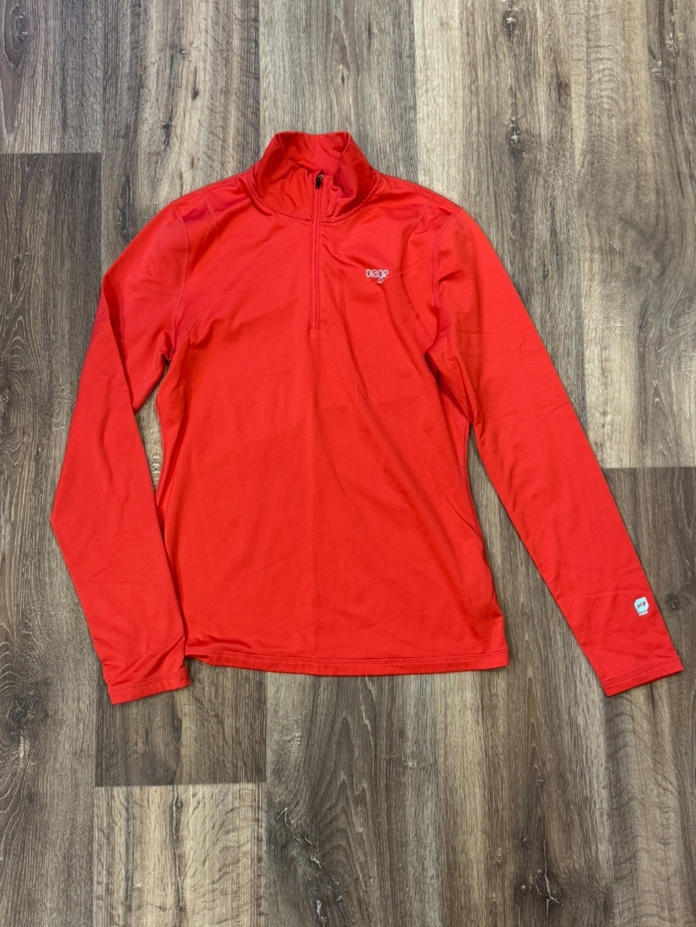 Orage Quarter Zip Thermal Pullover Top Women’s Medium